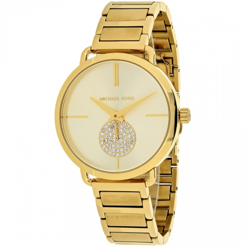MICHAEL KORS Portia-Gold Tone Watch MK3639